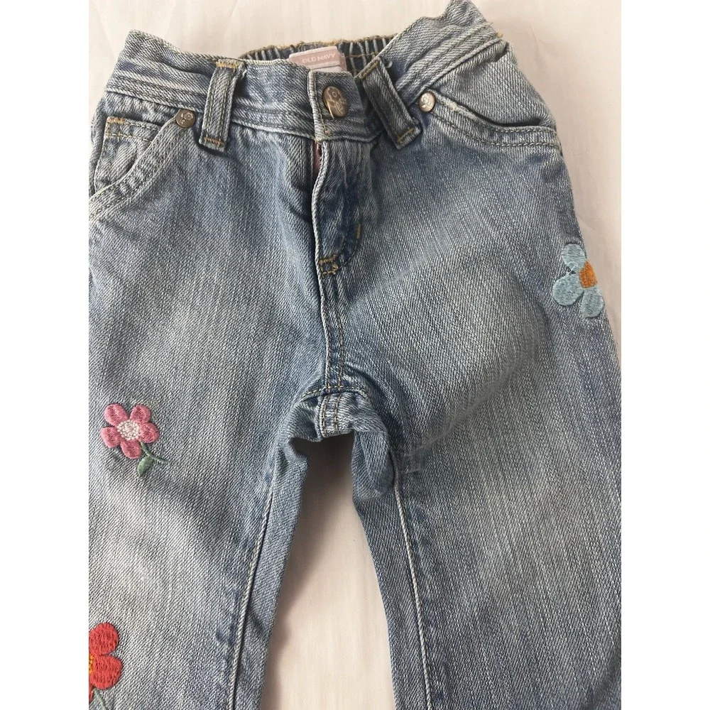 Old Navy Baby‎ Toddler Blue Denim Bootcut Jean Pants Size 18-24 Months